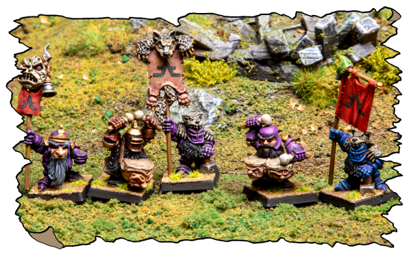 Ewal Dvergar - Evil Dwarfs Warriors Command Section